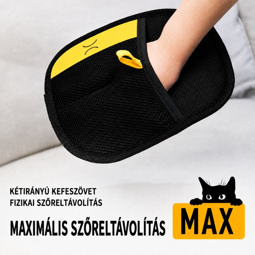MONORA - Kisállat szőr tisztító kesztyű