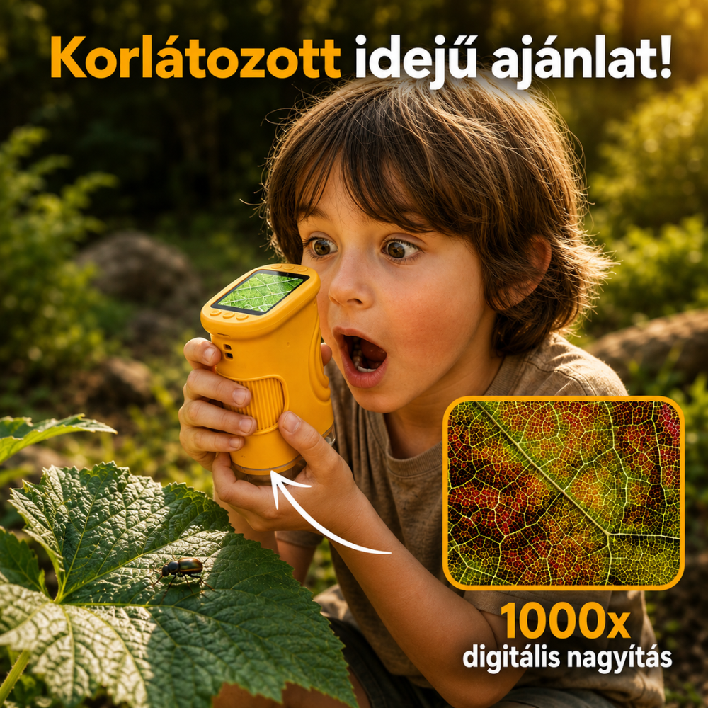 MONORA - Gyerek 4K Mikroszkóp