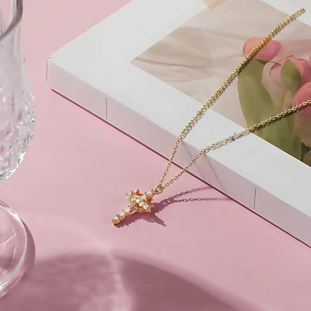 MONORA - KERESZT & KORONA NYAKLÁNC