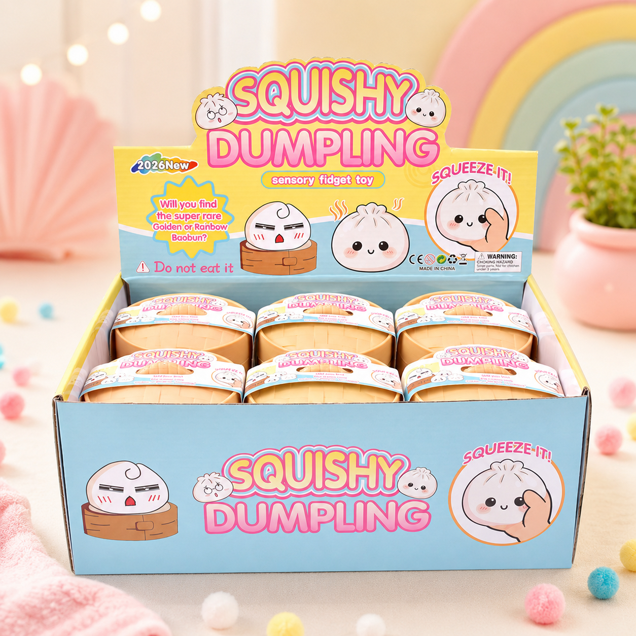 MONORA - Színes Squishy Gombóc