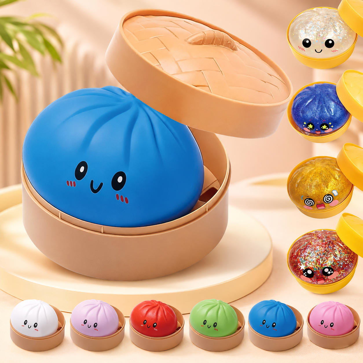 MONORA - Színes Squishy Gombóc
