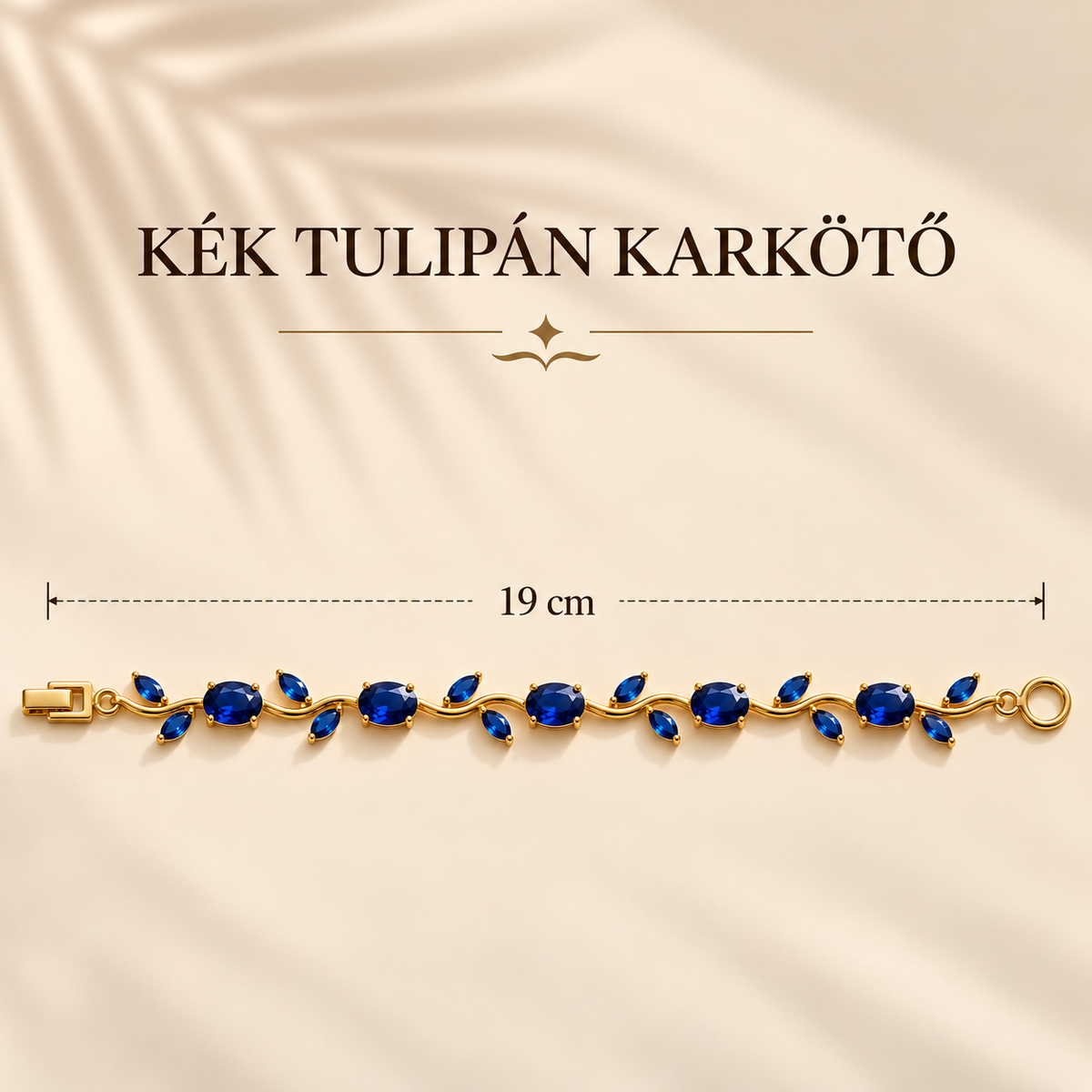MONORA - Kék Tulipán Karkötő